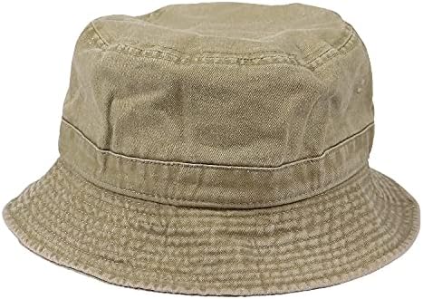 [ニューハッタン] バケットハット メンズ レディース 帽子 100% cotton pigment dyed bucket hat ブランド 後染め 無地 ユニセックス [並行輸入品]