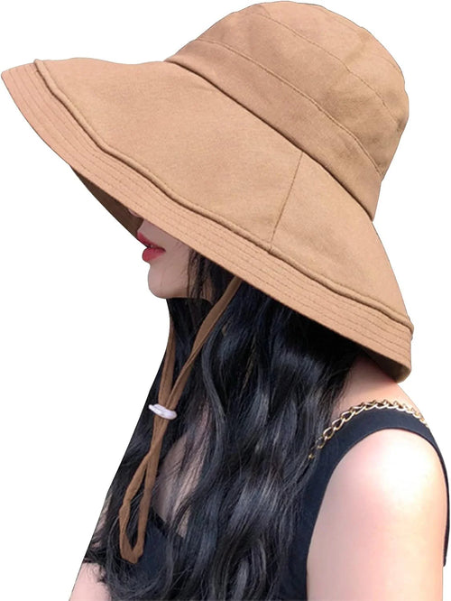 UVカット帽子 つば広 小顔効果 マジックテープ調節 あご紐 風で飛ばない 紫外線カット レディースハット 大きいサイズ 折りたたみ 携帯便利 アウトドア 自転車 春夏 日焼け防止 スカラハット