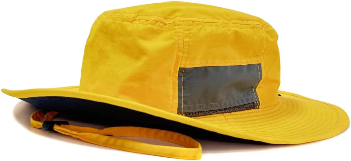 [ベーシクエンチ] サファリハット Teflon Safari Hat 撥水 手洗い UVカット 99.9% UPF50+ 日除け あご紐 洗える 雨の日 帽子 レディース メンズ フリーサイズ キッズサイズ ビッグサイズ