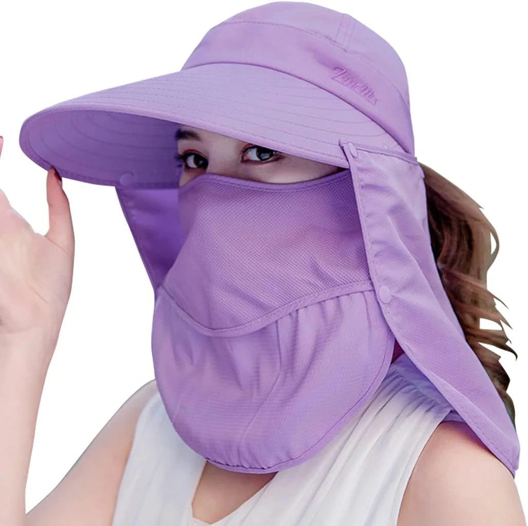 [Teddy] サンバイザー レディース UVカット UPF50+ 日焼け防止 つば広 日よけ帽子 キャップ 春 夏 秋 hat209